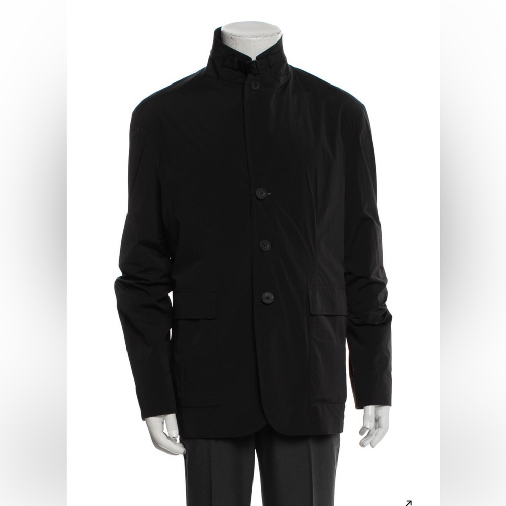 Mens Gucci Dark Gray Lightweight Jacket Windbreaker Size 52